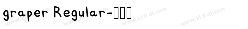 graper Regular字体转换